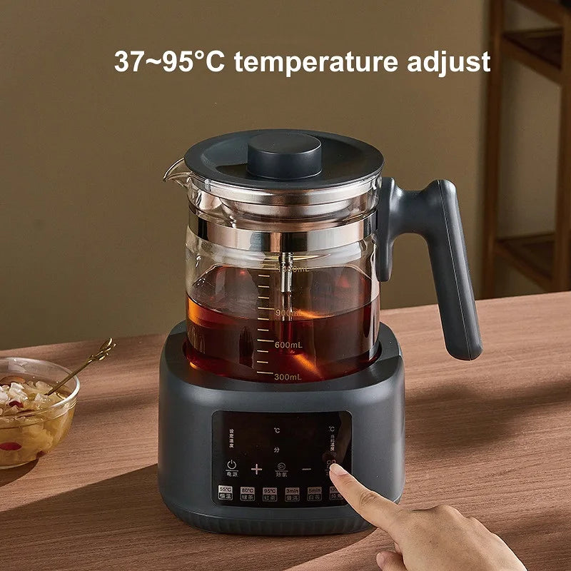 Hervidor eléctrico multifuncional de 1.3L para té, regulador de temperatura constante para leche de bebé, vaporizador, hervidor de té para oficina, 220V.