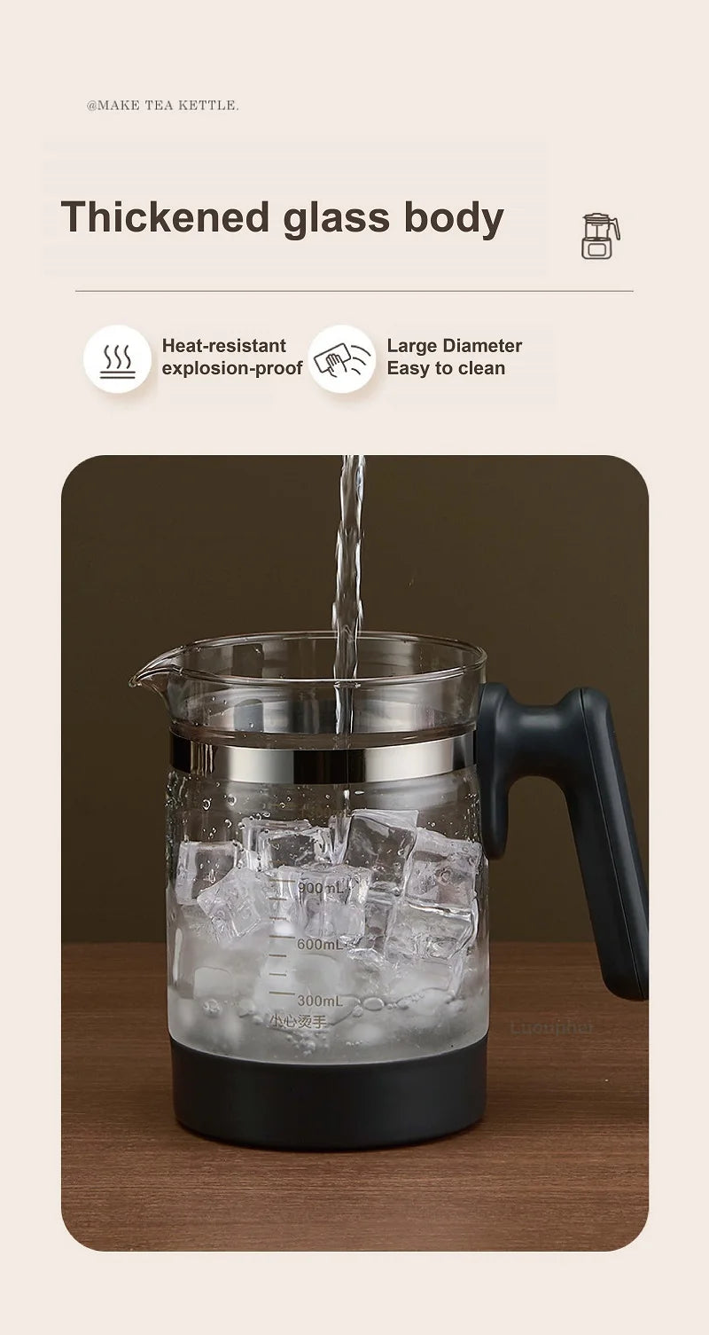Hervidor eléctrico multifuncional de 1.3L para té, regulador de temperatura constante para leche de bebé, vaporizador, hervidor de té para oficina, 220V.