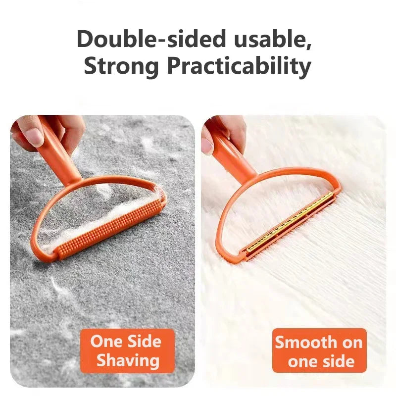 Removedor de Pelusa Doble Cara, Cepillo Portátil para Eliminar Pelo de Mascota, Removedor Manual de Pelusa para Ropa, Electrodomésticos para el Hogar, Alfombra y Ropa